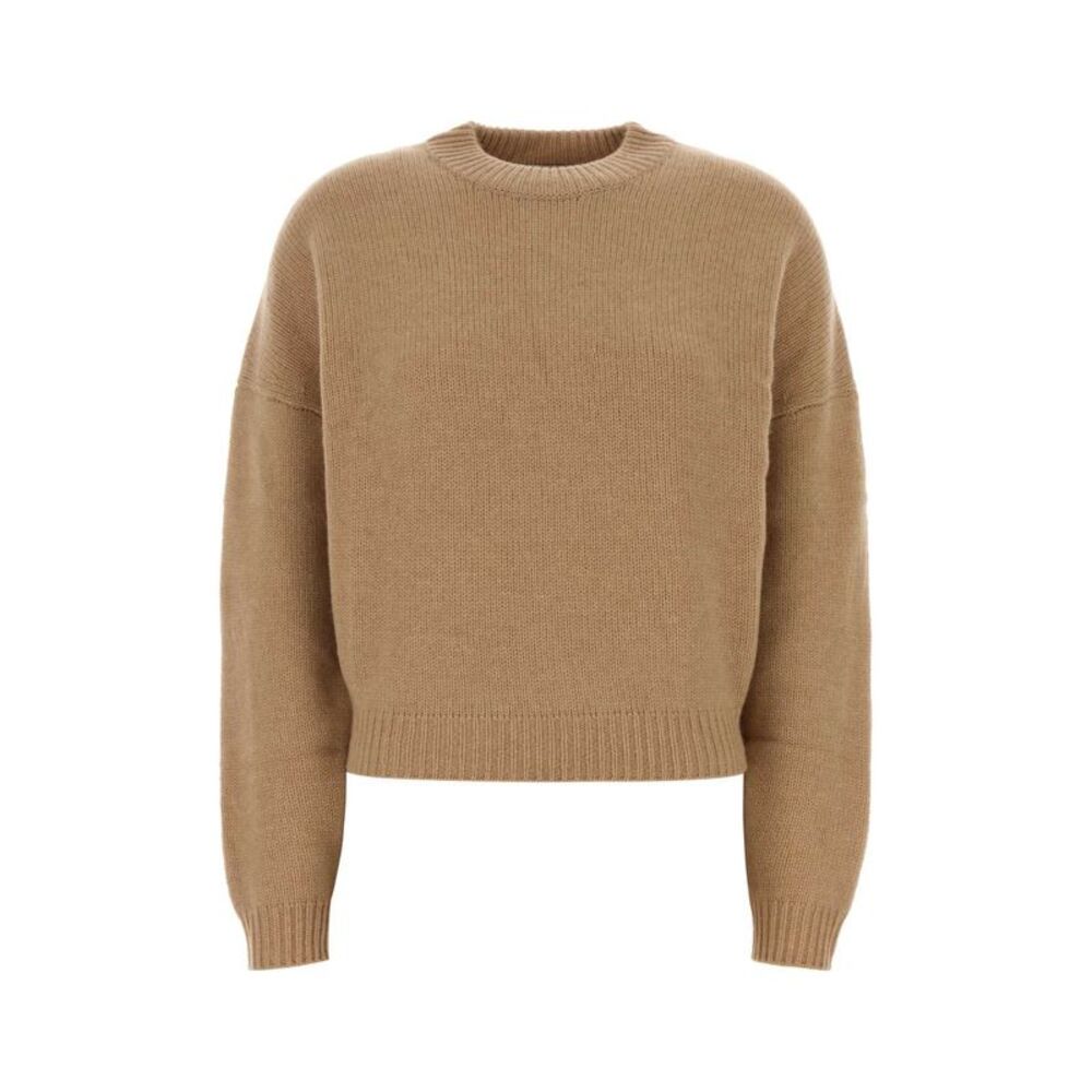 Le Kasha Women Camel Cashmere Sweater